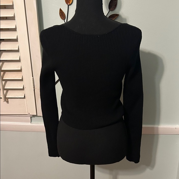 Urban Outfitters Black Lace-Up Crop Top - Picture 5 of 5